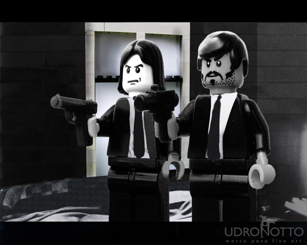 Pulp Fiction Poster. Pulp Fiction goes Lego