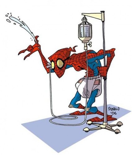 getting older spiderman