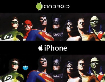 iphone android superhelden flash